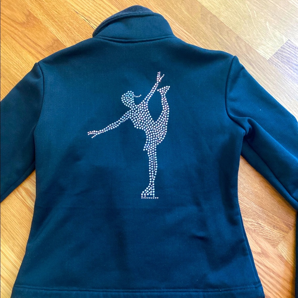 Solid Pokar Fleece Fitted Figure Slating Jacket.